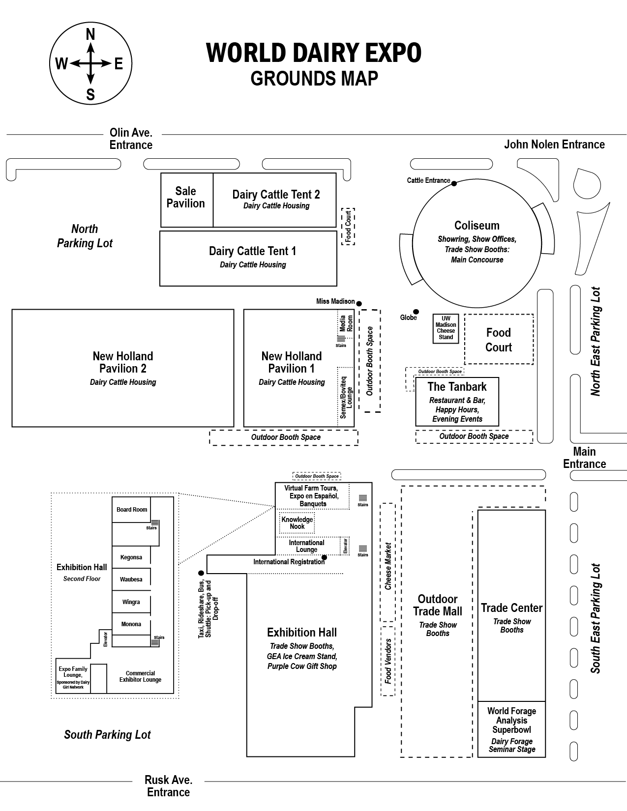 World Dairy Expo Grounds Map